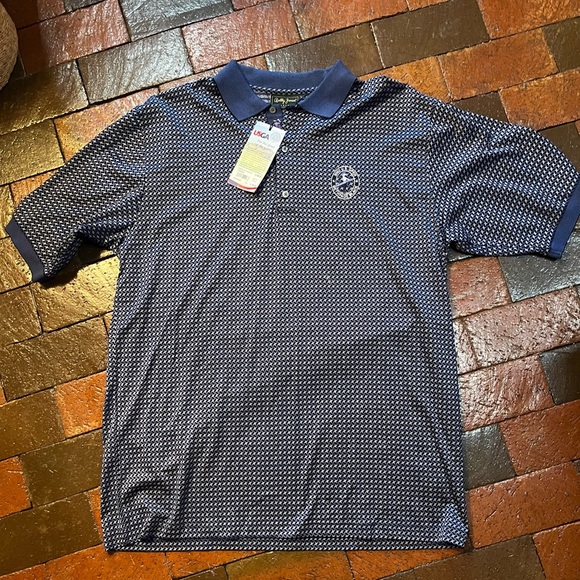 Golf polo USGA Bobby Jones Collection size Large New With Tags Navy - Picture 7 of 11